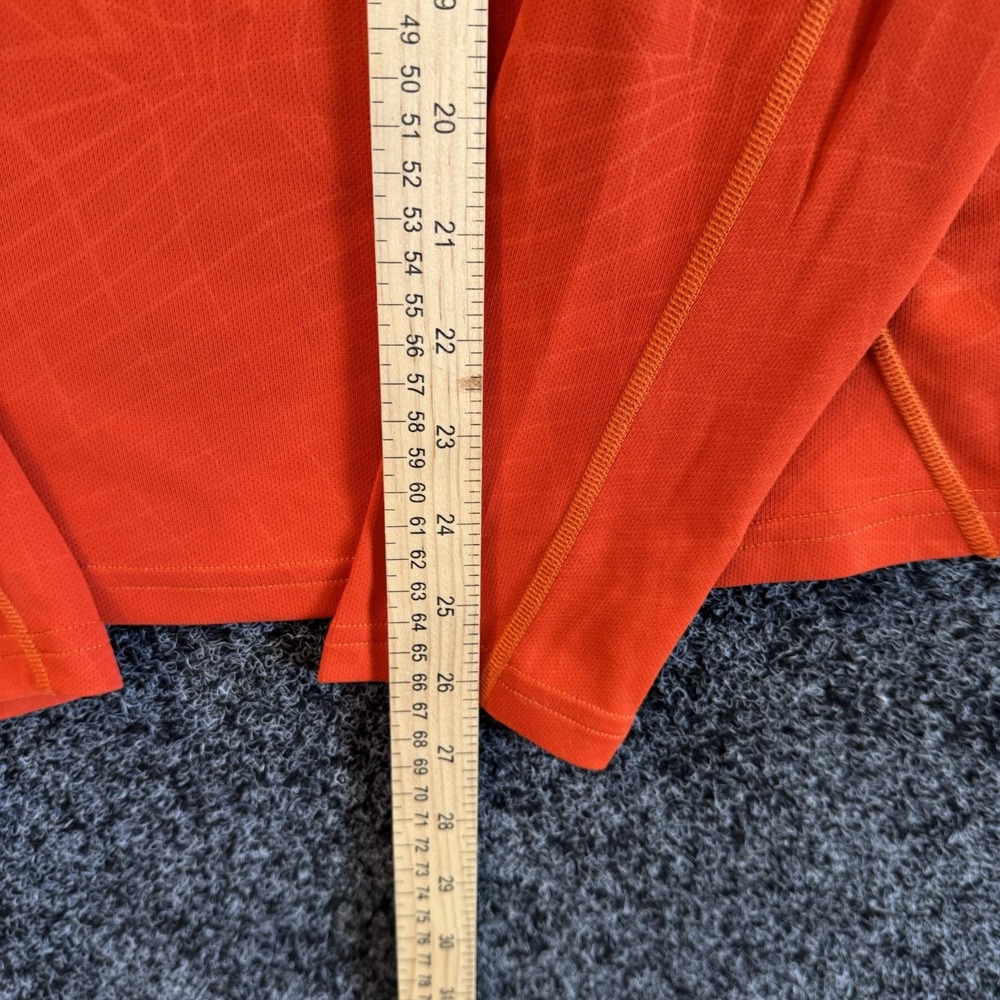 Mountain Hard Wear‎ Women's Long Sleeve 1/4 Zip Fleece Pullover Medium Orange - Picture 5 of 7